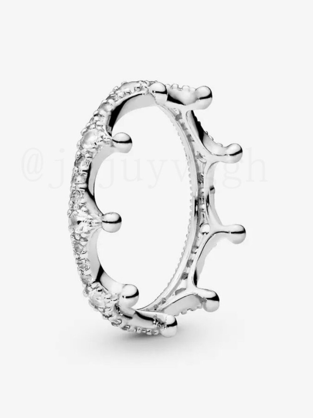 Pandora Clear Sparkling Crown Ring